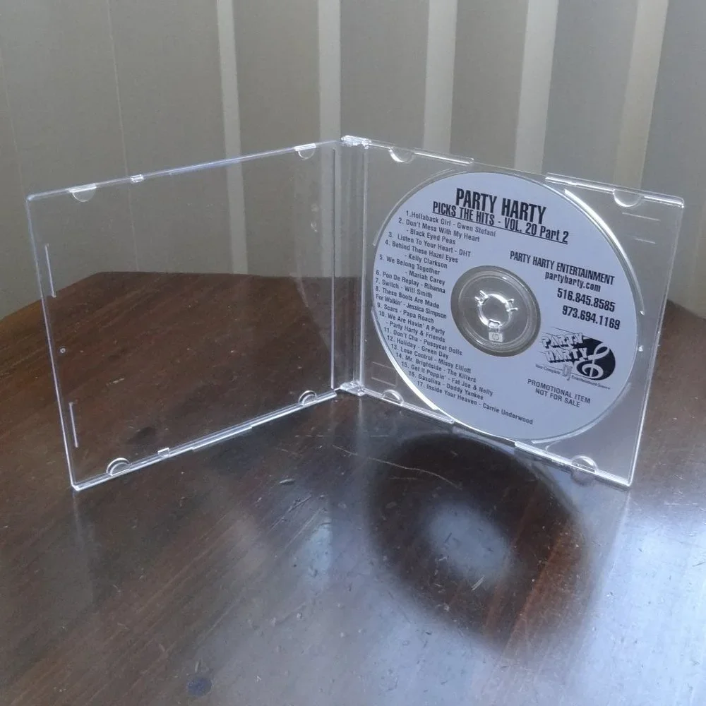 💎 PARTY HARTY CD ~ Picks the Hits - Vol 20 Part 2 ~ HP Promo Disc ~ Like NEW